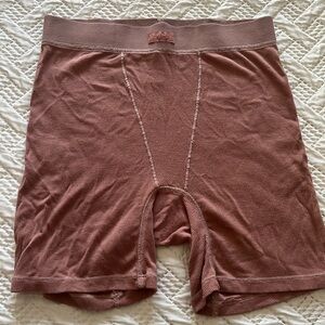 Skims ribbed shorts